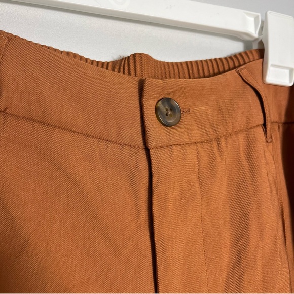 A New Day Pants Womens Size 14 & 18 Orange Bronze Pintuck Slim Ankle NWT - Picture 6 of 10